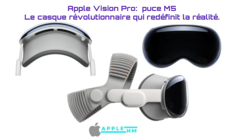 Apple Vision Pro – Nouveau casque révolutionnaire d’Apple